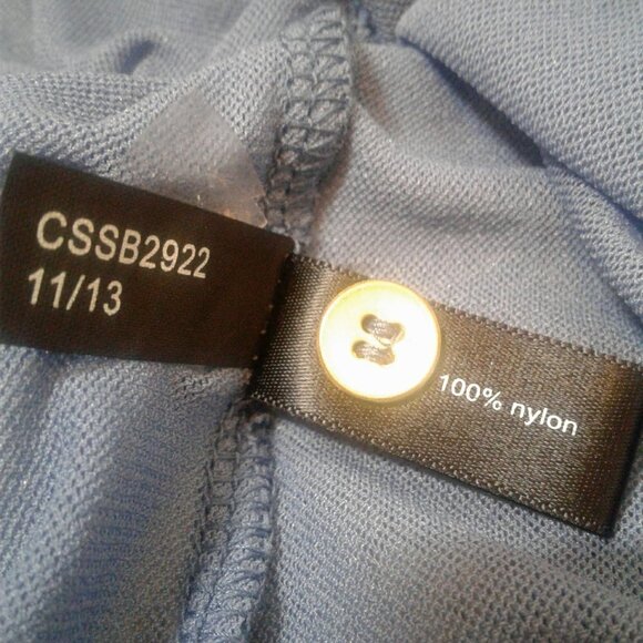 The Limited semi sheer periwinkle Button Down Top - Picture 6 of 9